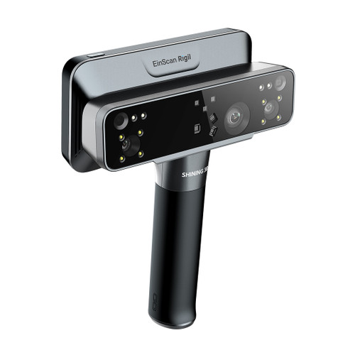 EinScan Rigil is a wireless, computer free, marker free 3D laser scanner with a .04 mm of accuracy.