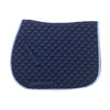 Centaur Imperial Pony Saddle Pad, Navy with Light Blue Trim.