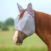 Cashel Crusader Fly Mask, Std with Ears, Plum Flash, S/M Pony Only
