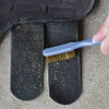 Cashel Hook & Loop Brush cleans velcro tabs on horse boots.