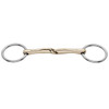 Herm Sprenger Novocontact  Single Joint, Loose Ring Bradoon, 12mm, Sensogan, 4.5"