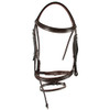 Amigo Deluxe Padded Pony Bridle with Flash Noseband, Black or Brown