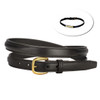 Tory 3/4" Raised Belt, Black or Havana, 24" - 32"