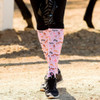 Dreamers & Schemers Boot Socks, Pair & a SPARE, Ponies on Pink