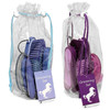 Desert Equestrian Essentials 4-Piece Grooming Set, Blue & Purple