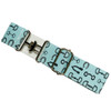 Kathryn Lily Elastic Belt, Teal Bits.
