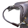 Belle & Bow Leather Grab Strap, Dark Brown or Pink