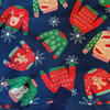 Weatherbeeta Comfitec Essential MEDIUM Turnout, Holiday Sweater Print, 48" - 69"