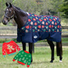 Weatherbeeta Comfitec Essential MEDIUM Turnout, Holiday Sweater Print, 48" - 69"