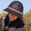 EquiVisor ® SHORTY Helmet Visor Black/Confetti Glitz.