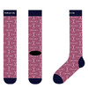 Kathryn Lily Kids Equestrian Boot Socks, Burgundy Bits.
