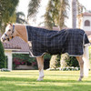Rhino Pony Wug Turnout Sheet, Black/Grey/White Check, Sizes 45"-69".