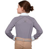 Back of Chestnut Bay Skycool LS Liberty Show Shirt,  Purple Rain.