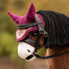 Blackberry LeMieux Toy Pony Crocheted Ear Bonnet.