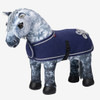 Ink fleece cooler on Lemieux toy pony.