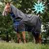 Amigo Ripstop 900D Pony PLUS Turnout Sheet, Black/Classic Blue.