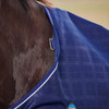 Weatherbeeta Comfitec Prelim Turnout Sheet, 220g, Navy Embossed Plaid, 48" - 69" .