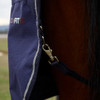 Weatherbeeta Comfitec Prelim Turnout Sheet, 220g, Navy Embossed Plaid, 48" - 69" .