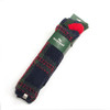 Horseware Softie Socks, Kids & Adult, Navy Check/ Green & Red .