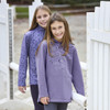 Kerrits Kids Ride The Wind Fleece Hoodie, Violet Dawn.