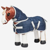 LeMieux Toy Pony Stable-Tek Stable Blanket on pony (not included).