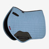 LeMieux Suede Close Contact Square Saddle Pad, Ice Blue.