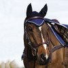 Rambo Ear Net, Pony/Cob, Navy/Beige/Blue.