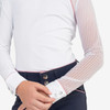 AP Hassinger Junior Lollipop Long Sleeve Show Shirt, white/pink.
