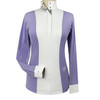 Essex Classics Luna II Girls Long Sleeve Performance Show Shirt, Lavender with Jumper.