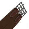 Huntley Fancy Stitched Padded Leather Girth.