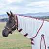 Weatherbeeta ComFiTec Essential Combo Pony Fly Sheet, White/Burgundy.