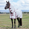 Weatherbeeta ComFiTec Essential Combo Pony Fly Sheet, White/Burgundy.