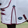 Weatherbeeta ComFiTec Essential Combo Pony Fly Sheet, White/Burgundy.