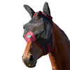 Weatherbeeta Comfitec Fine Mesh Mask with Ears, Black/Burgundy.