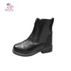  Belle & Bow Double Front Zip Paddock Boots, Black, Sizes 6T - 2K.