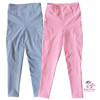 Belle & Bow Riding Tights,Blue & Pink.