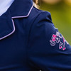 Belle & Bow Sweet Bows Show Coat, Navy/Lavender, Sizes 2 - 6 Years