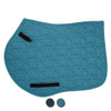 EquiStar Star Quilted AP Pony Saddle Pad, Teal Blue
