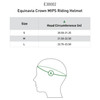 Equinavia Crown Mips® Riding Helmet - Black/Black Shimmer