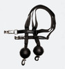  Horseware Quiet Drop Safety Cross Ties, Black (2 Pack)