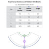 Equinavia Double Lock Rubber Bell Boots Size Guide