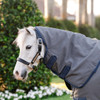 Rhino HexStop Pony Plus Medium Turnout Vari-Layer Blanket, 250g, Grey/Indigo & Navy, Sizes 60"-69"