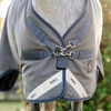 Rhino HexStop Pony Plus Medium Turnout Vari-Layer Blanket, 250g, Grey/Indigo & Navy, Sizes 60"-69"
