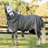 Rhino HexStop Pony Plus Medium Turnout Vari-Layer Blanket, 250g, Grey/Indigo & Navy, Sizes 60"-69"