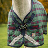 Rhino Plus Pony Medium Turnout, 250g, Limited Edition Green Check/Navy Red, 51"-66"