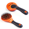 Shires EZI-GROOM Grip Mane & Tail Brush, Orange.