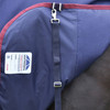 Weatherbeeta ComFiTec Essential Turnout Detach-A-Neck 360G T/O, Navy/ Burgundy 60" - 69"