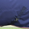 Weatherbeeta ComFiTec Essential Turnout Detach-A-Neck 360G T/O, Navy/ Burgundy 60" - 69"
