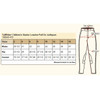 Size chart TuffRider Starter Lowrise Pull-On Jodhpurs.