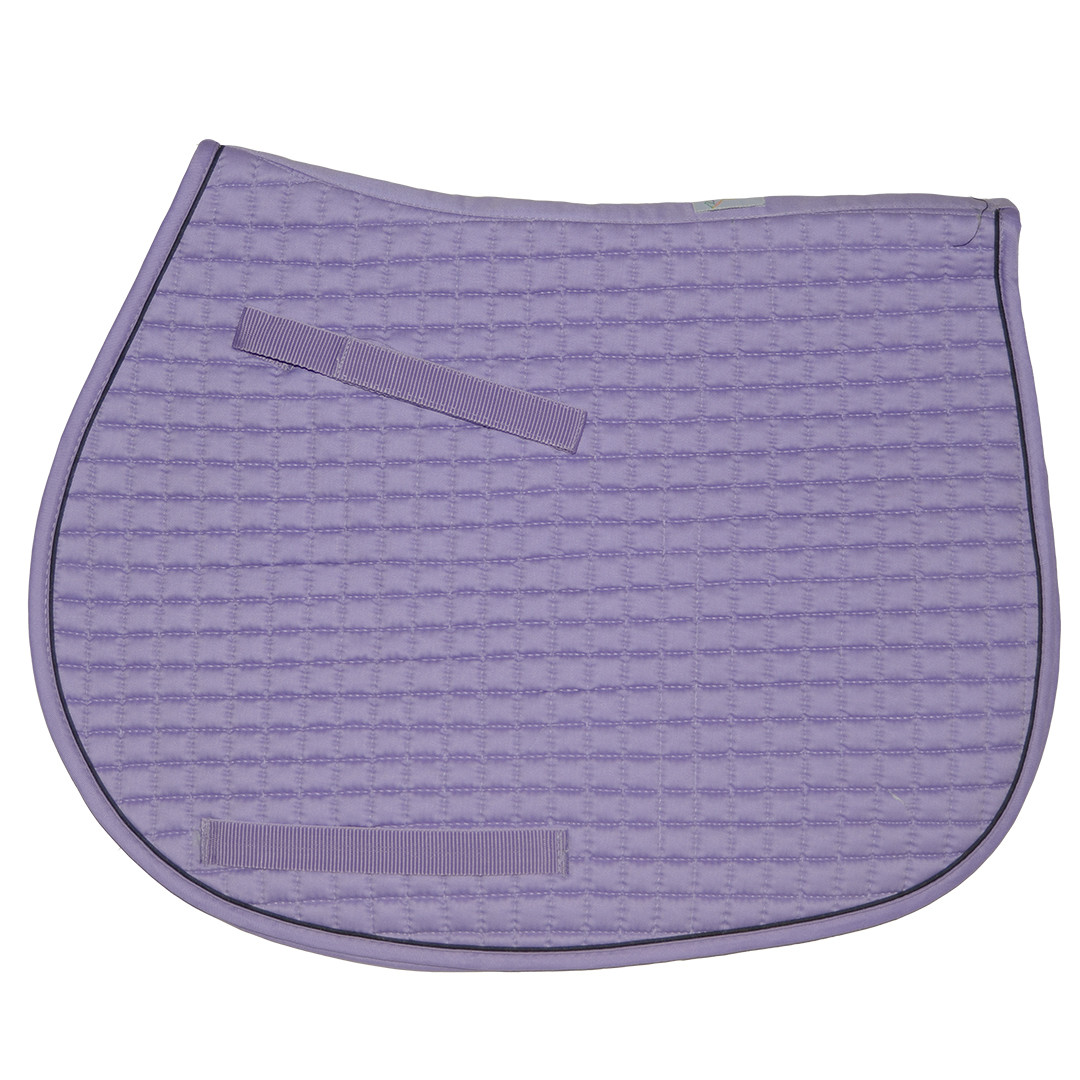 PRI Pacific Rim Cotton Dressage Saddle Pad – White, D55009